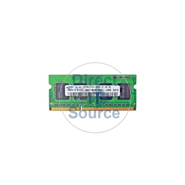 Samsung M471B2874DZ1-CF8 - 1GB DDR3 PC3-8500 NON-ECC UNBUFFERED 204-Pins Memory