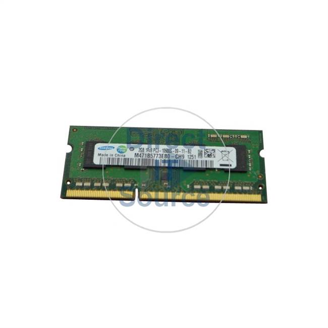 Samsung M471B5773EB0-CH9 - 2GB DDR3 PC3-10600 Non-ECC Unbuffered 204-Pins Memory