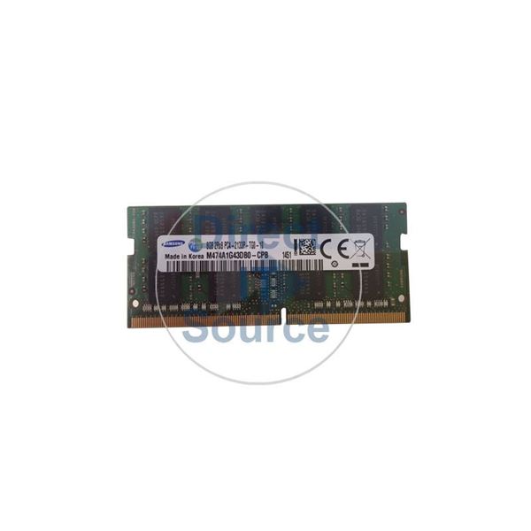 Samsung M474A1G43DB0-CPB - 8GB DDR4 PC4-17000 Non-ECC Unbuffered 260-Pins Memory