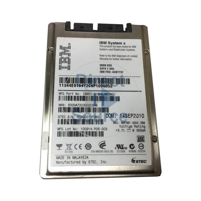 Stec M8PSB1-50UC - 50GB SATA 1.8" SSD