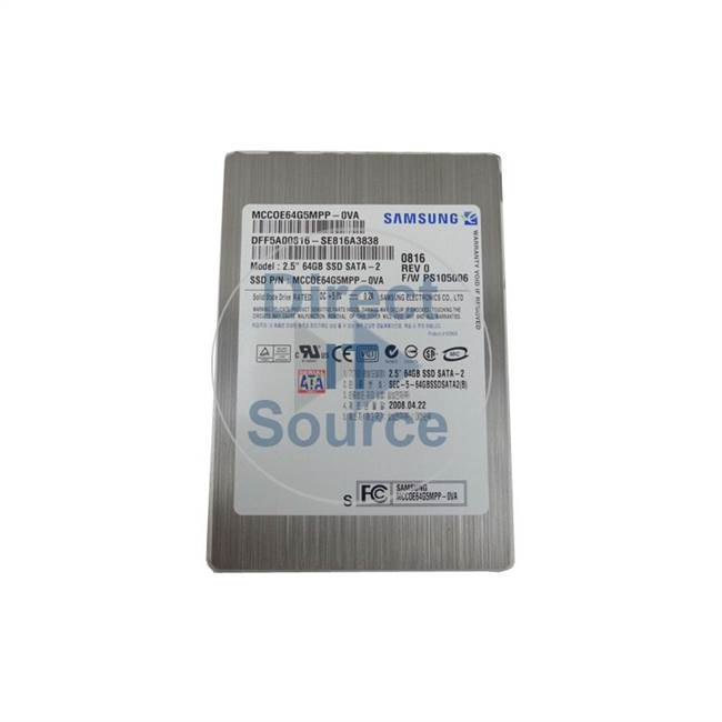 Samsung MCC0E64G5MPP-0VA - 64GB SATA 2.5" SSD