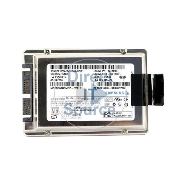 Samsung MCCOE64G8MPP-0VAL1 - 64GB SATA 1.8" SSD
