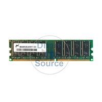 Micron MDADR52BLA0101-333 - 1GB DDR PC-2700 Non-ECC Unbuffered 184Pins Memory