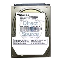 Toshiba MK2060GSC - 200GB 4.2K SATA 1.5Gbps 2.5" 8MB Cache Hard Drive