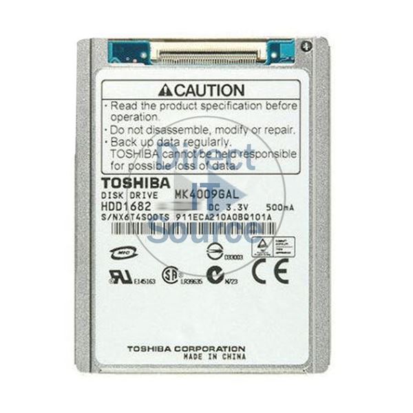 Toshiba MK4009GAL - 40GB 4.2K ATA/100 1.8" 8MB Cache Hard Drive