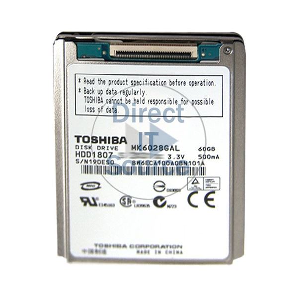 Toshiba MK6028GAL - 60GB 4.2K ATA/100 1.8" 2MB Cache Hard Drive