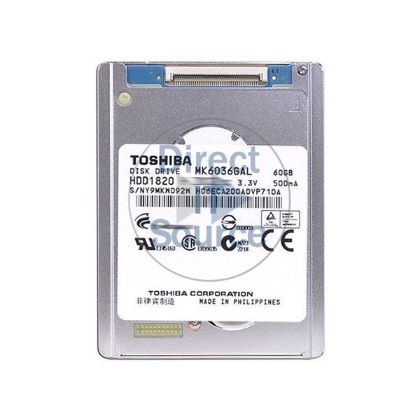 Toshiba MK6036GAL - 60GB 4.2K IDE 1.8" 2MB Cache Hard Drive