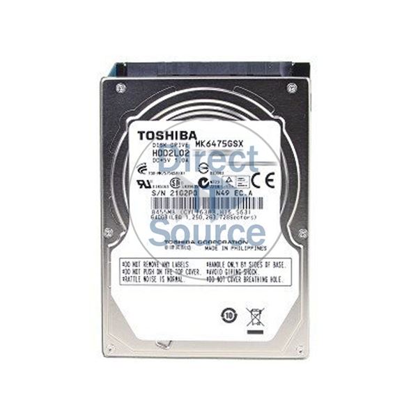 Toshiba MK6475GSX - 640GB 5.4K SATA 3.0Gbps 2.5" 8MB Cache Hard Drive