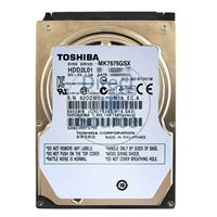 Toshiba MK7575GSX - 750GB 5.4K SATA 3.0Gbps 2.5" 8MB Cache Hard Drive
