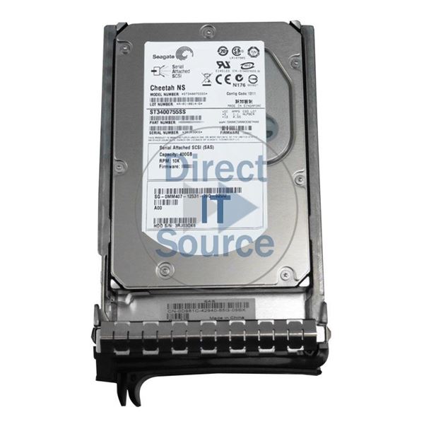 Dell MM407 - 400GB 10K SAS 3.0Gbps 3.5" 16MB Cache Hard Drive