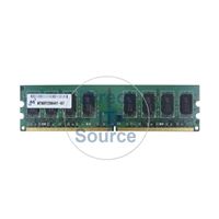 Micron MT16HTF25664AY-667 - 2GB DDR2 PC2-5300 Non-ECC Unbuffered 240Pins Memory