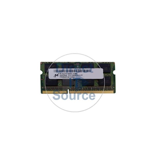 Micron MT16JSF51264HZ-1G4M1 - 4GB DDR3 PC3-10600 Non-ECC Unbuffered 204-Pins Memory