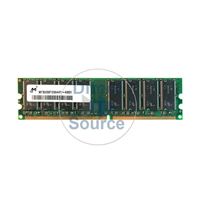 Micron MT16VDDF12864AY-40BD1 - 1GB DDR PC-3200 Non-ECC Unbuffered 184Pins Memory