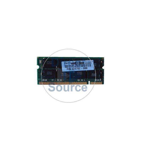 Micron MT16VDDF12864HY-335D2 - 1GB DDR PC-2700 Non-ECC Unbuffered 200-Pins Memory