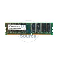 Micron MT16VDDT12864AG-333 - 1GB DDR PC-2700 Non-ECC Unbuffered 184Pins Memory