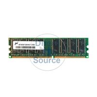 Micron MT16VDDT12864AG-335D2 - 1GB DDR PC-2700 Non-ECC Unbuffered 184Pins Memory