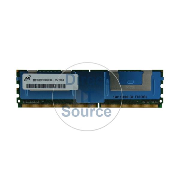 Micron MT18HTF12872FDY-80ED6D4 - 1GB DDR2 PC2-6400 ECC Fully Buffered 240Pins Memory