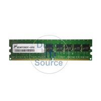 Micron MT18HTF128U2AY-667B3 - 1GB DDR2 PC2-5300 ECC Unbuffered 240Pins Memory
