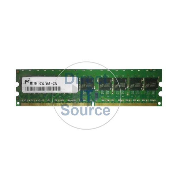 Micron MT18HTF25672AY-533 - 2GB DDR2 PC2-4200 ECC Unbuffered 240Pins Memory