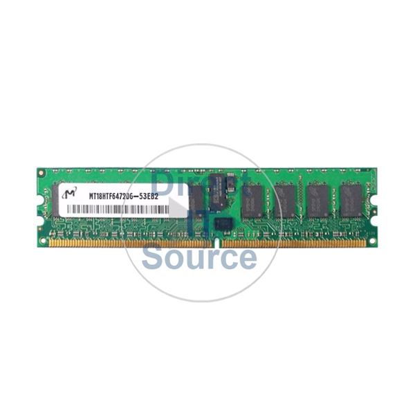 Micron MT18HTF6472DG-53EB2 - 512MB DDR2 PC2-4200 ECC Registered Memory