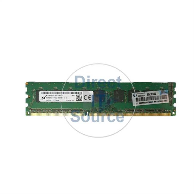 Micron MT18KSF1G72AZ-1G4E1ZE - 8GB DDR3 PC3-10600 ECC Memory