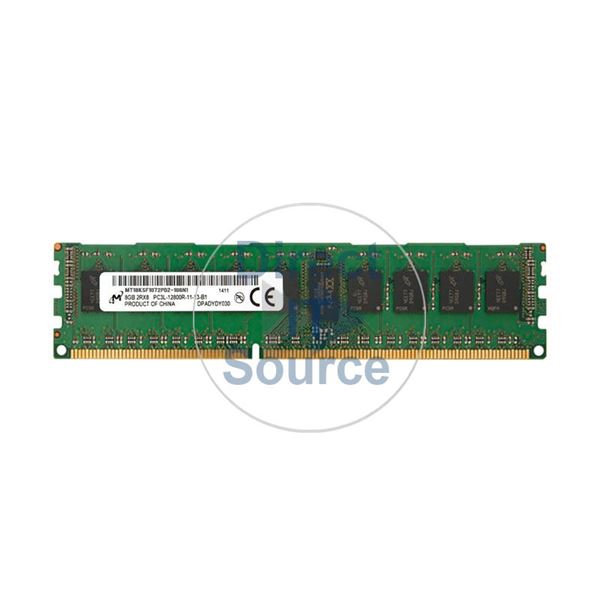 Micron MT18KSF1G72PDZ-1G6N1 - 8GB DDR3L PC3-12800 ECC REGISTERED  240-Pins Memory
