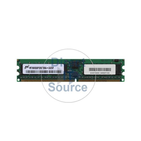 Micron MT18VDDF12872DG-335F - 1GB DDR PC-2700 Memory