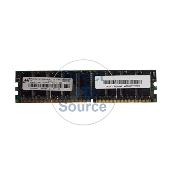 Micron MT18VDDT3272AG-265A1 - 256MB DDR PC-2100 ECC Unbuffered Memory