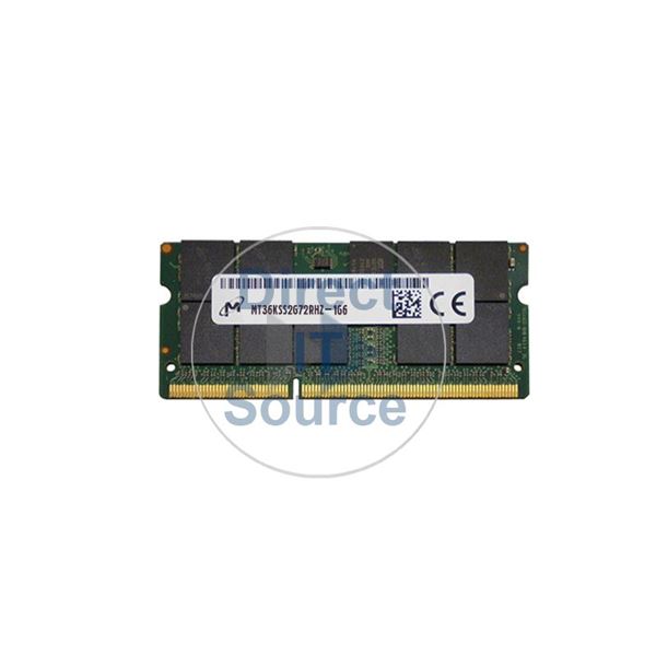 Micron MT36KSS2G72RHZ-1G6 - 16GB DDR3 PC3-12800 ECC Registered 204-Pins Memory