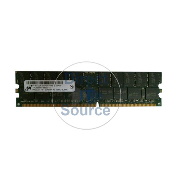 Micron MT36VDDF25672Y-40BF3 - 2GB DDR PC-3200 ECC Registered 184-Pins Memory