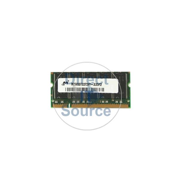 Micron MT5VDDT3272HY-335F2 - 256MB DDR ECC Unbuffered 200-Pins Memory