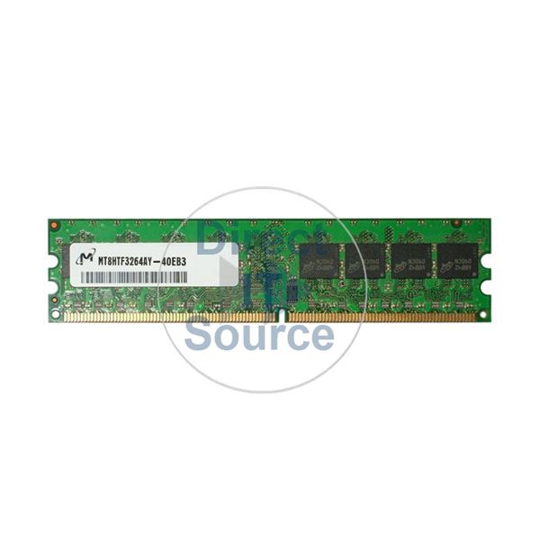 Micron MT8HTF3264AY-40EB3 - 256MB DDR2 PC2-3200 Memory