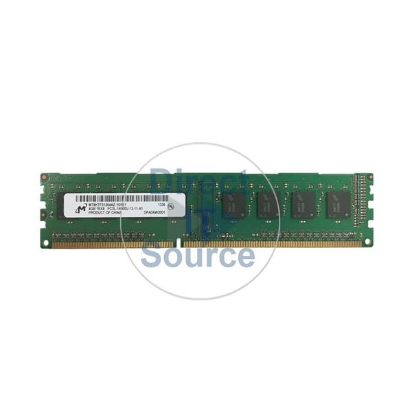 Micron MT8KTF51264AZ-1G9E1 - 4GB DDR3 PC3-14900 Non-ECC Unbuffered 240-Pins Memory