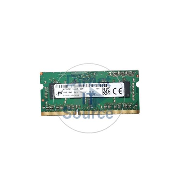 Micron MT8KTF51264HZ-1G6N1 - 4GB DDR3 PC3-12800 Non-ECC Unbuffered 204-Pins Memory