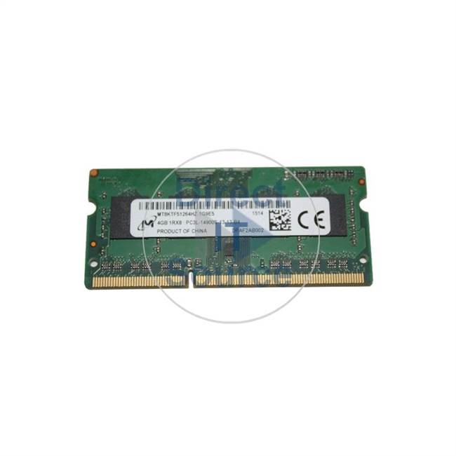 Micron MT8KTF51264HZ-1G9E5 - 4GB DDR3 PC3-14900 Non-ECC Unbuffered 204-Pins Memory