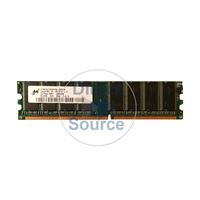 Micron MT8VDDT6464AG-265CB - 512MB DDR PC-2100 Non-ECC Unbuffered 184-Pins Memory