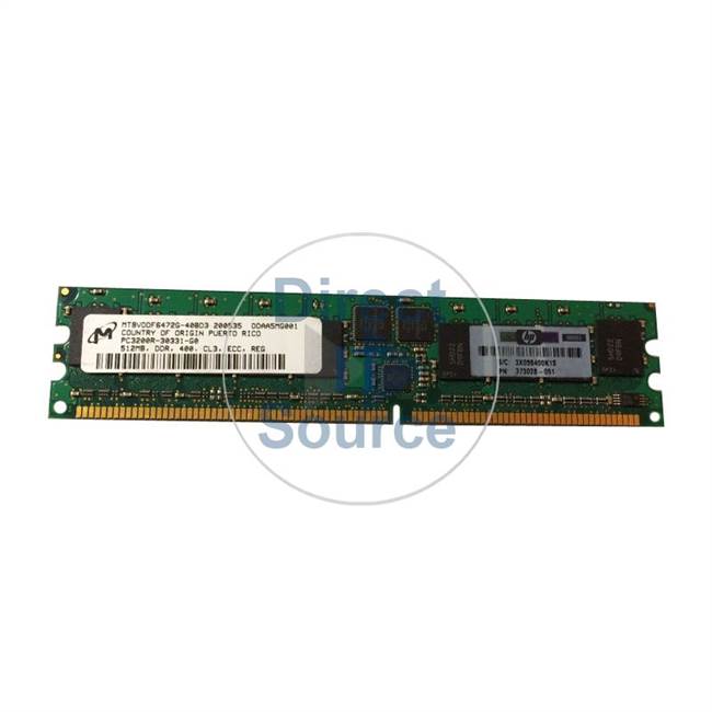 Micron MT9VDDF6472G-40BD3 - 512MB DDR PC-3200 ECC Registered 184-Pins Memory