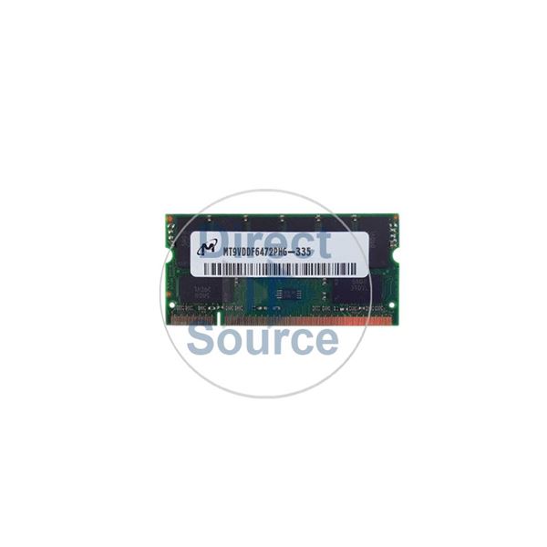 Micron MT9VDDF6472PHG-335 - 512MB DDR PC-2700 ECC Registered 200-Pins Memory