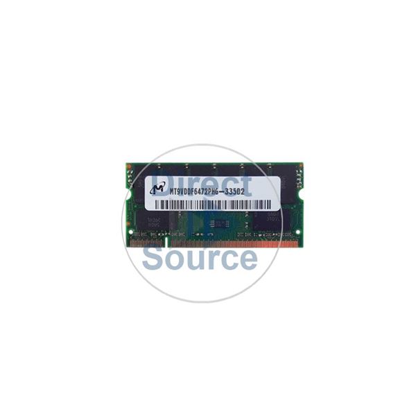 Micron MT9VDDF6472PHG-335D2 - 512MB DDR PC-2700 ECC Registered 200-Pins Memory