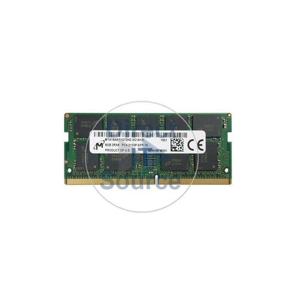 Micron MTA18ASF1G72HZ-2G1A1 - 8GB DDR4 PC4-17000 ECC Unbuffered 260-Pins Memory