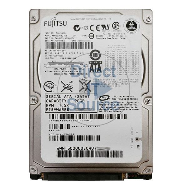 Dell MX458 - 120GB 7.2K SATA 2.5" Hard Drive