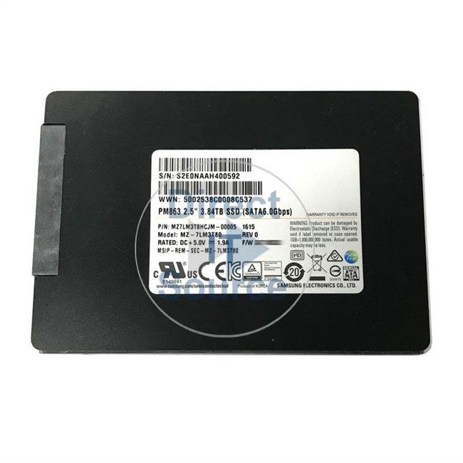 Samsung MZ-7LM3T80 - 3.84TB SATA 2.5" SSD