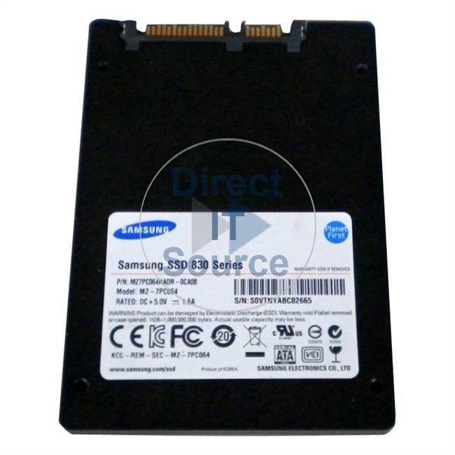 Samsung MZ-7PC064 - 64GB SATA 2.5" SSD