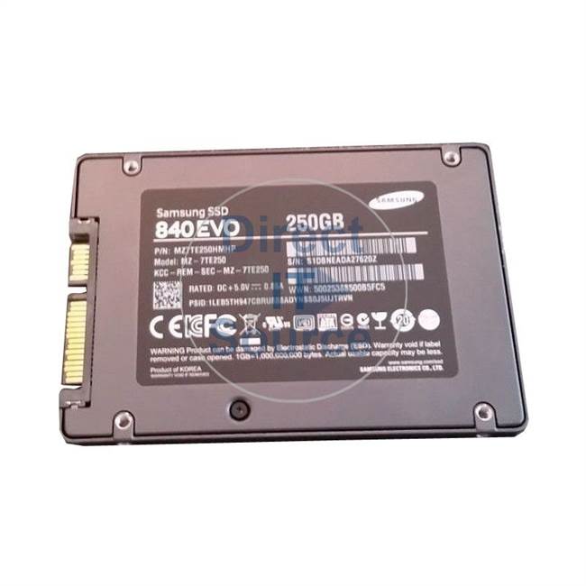Samsung MZ-7TE250 - 250GB SATA 2.5" SSD