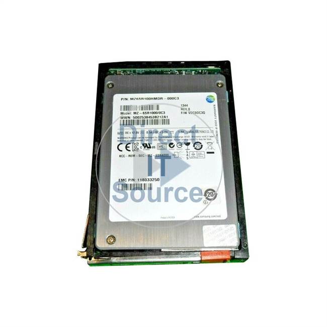 Samsung MZ6SR100HMDR-000C3 - 100GB SAS 2.5" SSD