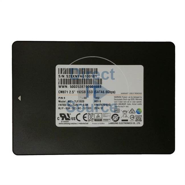 Samsung MZ7LH1T9HMLT-00005 - 1.92TB SATA 6.0Gbps 2.5" SSD