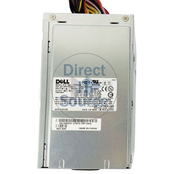 Dell N750E-00 - 750W Power Supply For Precision 490