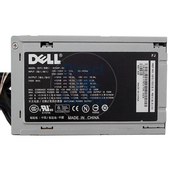 Dell N750P-00 - 750W Power Supply For XPS 700, 710, 720