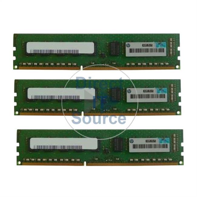 HP NL661AV - 6GB 3x2GB DDR3 PC3-10600 ECC Unbuffered 240-Pins Memory