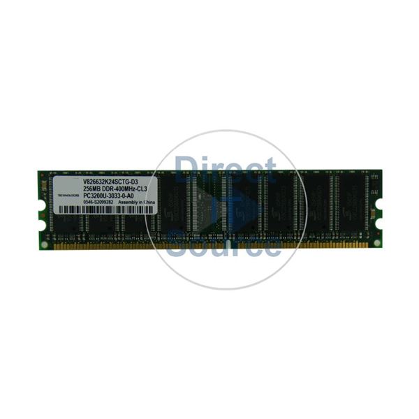 HP PU109-69001 - 256MB DDR PC-3200 Non-ECC Unbuffered 184-Pins Memory